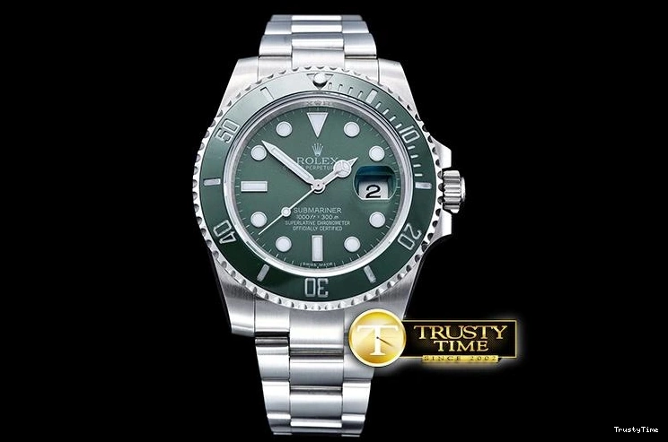 0929 ROLSUB0249A -Submariner 116610LV SS SS Green BPF V2 SP A3135 Mod Attractive 1029